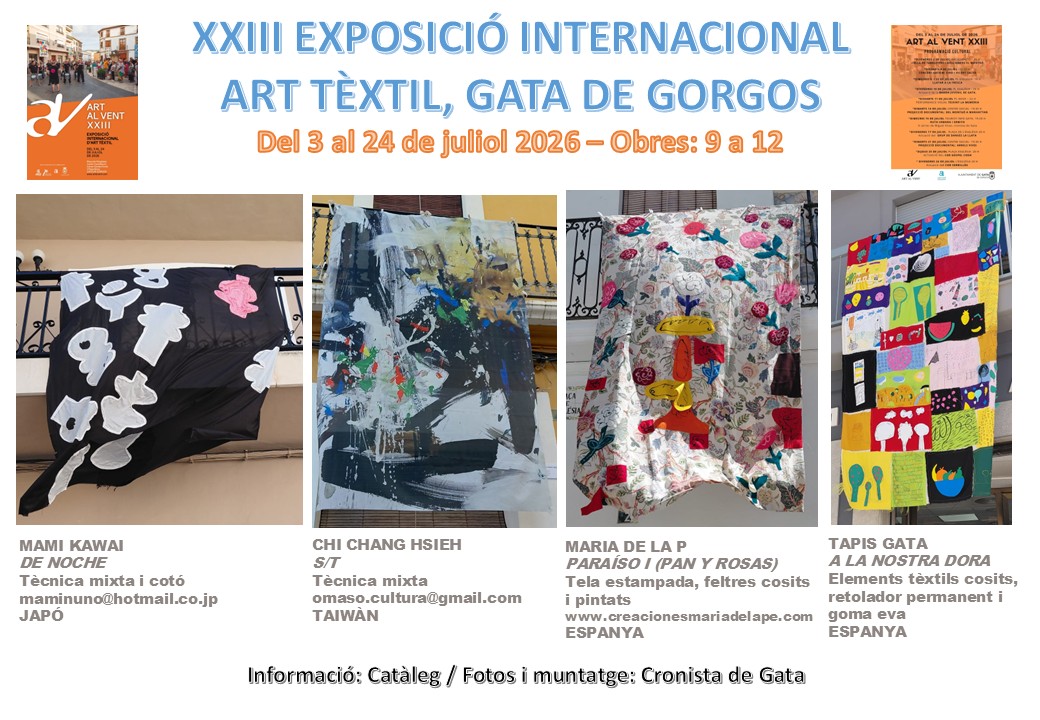 MIRADES URBANES, ART AL VENT, Obres 9 a 12, 3er dia de mostra