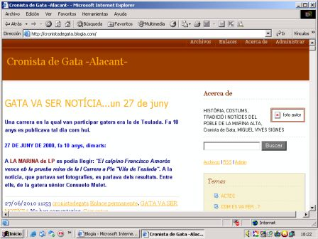 EL BLOG SUPERA LES 3.000 VISITES