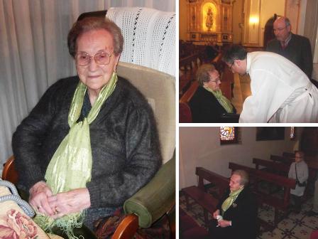 LA CENTENÀRIA DE GATA, FRANCISCA COSTA DIEGO, HA FET HUI 101 ANYS.