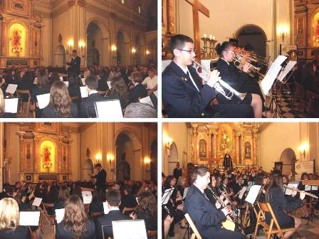 HUI S'HA FET EL CONCERT DE MÚSICA SACRA. A CÀRREC DE LA BANDA UNIÓ MUSICAL.