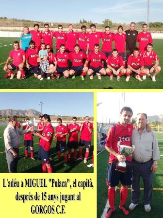 EL PRIMER EQUIP DEL GORGOS ACOMIADA LA LLIGA AMB VICTÒRIA (2-1)