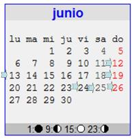JUNYMES DE CELEBRACIONS: Comunions, Sant Joan a la Font del Riu, Corpusi a Jesús Pobre, la Fireta el 13