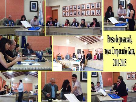 PRESA DE POSSESSIÓ NOU AJUNTAMENT, 2011-2015: La sessió ( I )