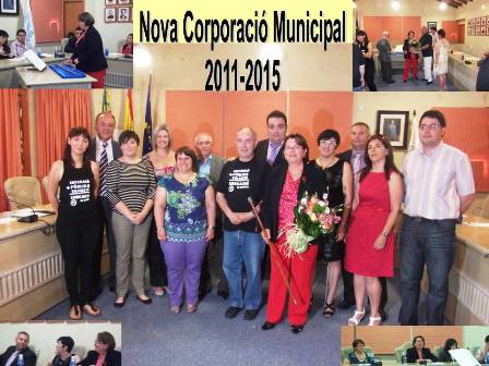 PRESA DE POSSESIÓ, NOVA CORPORACIÓ 2011-2015 ( II ): Reelegida l'Alcaldessa Ana María Soler Oliver