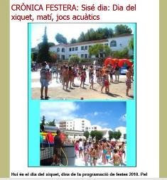 EL CRONISTAFA UN ANY: 4 d'agost de 2010