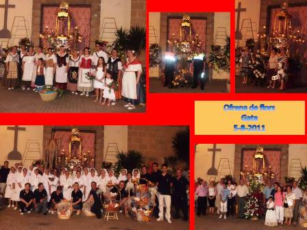 CRÒNICA FESTERA: LA VESPRA I LA FESTA: Ofrena de flors ( IV )