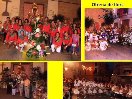 CRÒNICA FESTERA: LA VESPRA I LA FESTA: Ofrena de flors ( i VI )