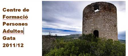 PROGRAMACIÓ DEL CURS 2011-2012 DEL CENTRE D'ADULTS