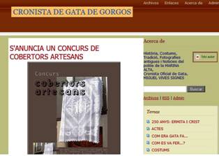 EL BLOG DEL CRONISTA DE GATA ARRIBA A LES 60.000 ENTRADES