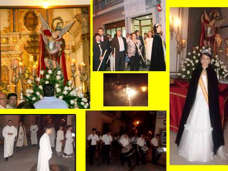 LA PROCESSÓ I CASTELL D'AHIR. FESTA DE SANT MIQUEL