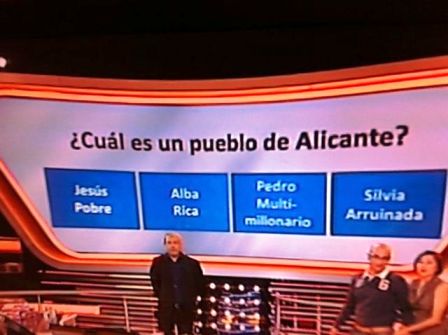 LA VEÏNA JESÚS POBRE, PROTAGONISTA AL PROGRAMA ATRAPA UN MILLÓN DE ANTENA3 TV