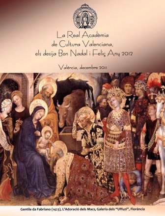 FELICITACIÓ NADALENCA: De la Real Acadèmia de Cultura Valenciana