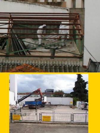 ENDERROQUEN EL VELL GIMNÀS ESCOLAR ( I ): la premsa parla hui de la notícia