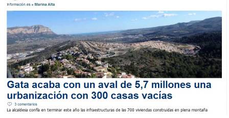 LA PREMSA PARLA HUI DE GATA: Gata Residencial