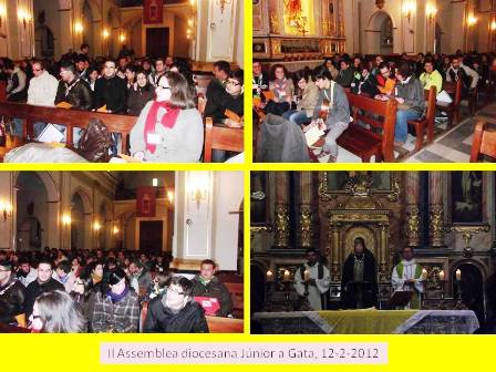 UNS 150 JOVES A LA II ASSEMBLEA GENERAL DEL JÚNIOR DIOCESÀ A GATA