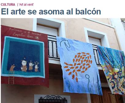 LA MOSTRA ART AL VENT S'EXPOSA AL BARRI VALENCIÀ DE RUSSAFA