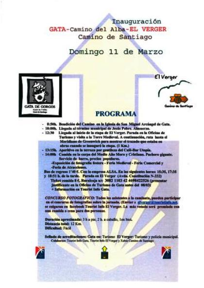 DIUMENGE DIA 11, GATA-EL VERGER, CAMÍ DE LALBA