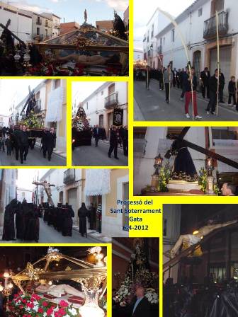 PROCESSÓ DEL SANT SOTERRAMENT, Divendres Sant 2012, Gata
