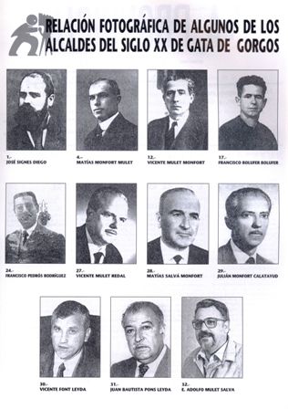 MEUS ARTICLES de festes: 1996, alcaldes segle XX ( i V )