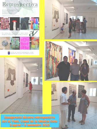 INAUGURACIÓ DE LA MOSTRA RETROSPECTIVA D'ART AL VENT