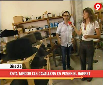 LA TENDA DE BARRETS SIGNES, PROTAGONISTA DE En connexió (Canal 9 TVV)