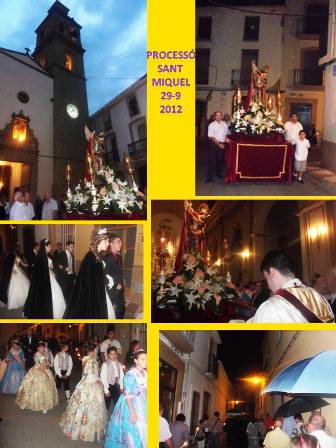 FESTA DE SANT MIQUEL ( i II ): Processó amb perill de pluja