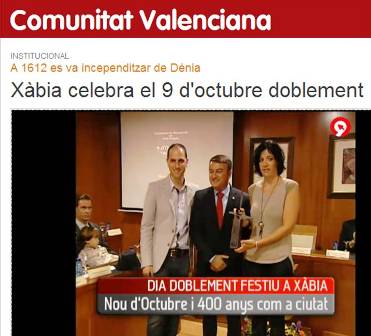 EL MISSIONER GATER VICENT FONT, PREMI 9 D'OCTUBRE DE L'AJUNTAMENT DE XÀBIA A LA SOLIDARITAT