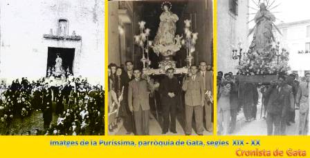 HUI ÉS LA FESTA DE LA PURÍSSIMA. L'església té una monumental imatge