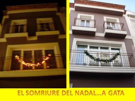 IMATGES CURIOSES: El somriure del Nadalde nit i de dia