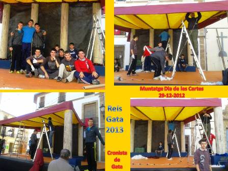 MUNTATGE DEL PALCO: DIA DE LES CARTES ( I )