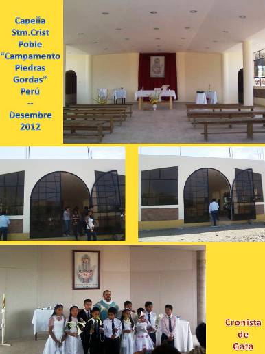 JA ESTÀ QUASI ACABADA LA CAPELLA DEL SANTÍSSIM CRIST DEL CALVARI AL PERÚ