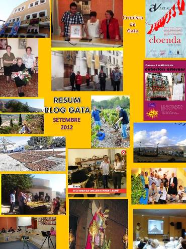 RESUM DE L'ANY 2012: mes de setembre