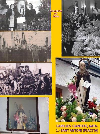 Hª LOCAL: 47 CAPELLETES A GATA. 1ª.- SANT ANTONI (Placeta)