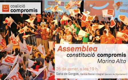 COMPROMÍS CELEBRA EL SEU CONGRÉS MARINA ALTA A GATA