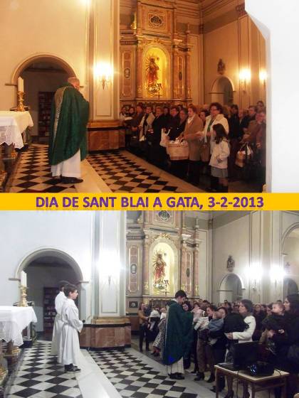 DIA DE SANT BLAI: ROTLLOS I XIQUETS a Gata