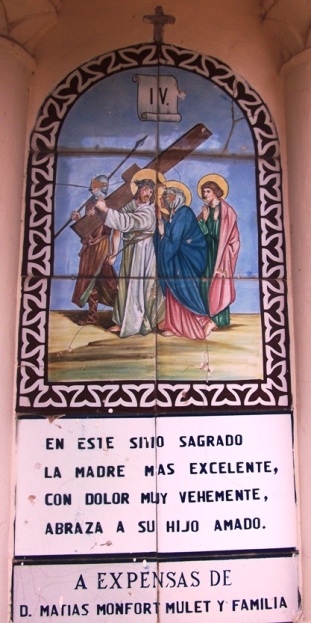 Hª LOCAL: CAPELLETES A GATA. IVª estació: Jesús troba a la Verge