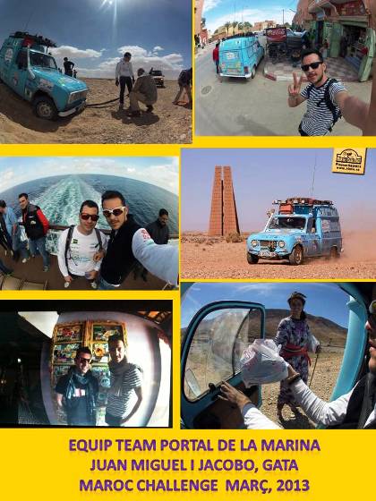 CONTINUA LAVENTURA DE JUAN MIGUEL I JACOBO (Lequip Team Portal de la Marina participant al Maroc Challenge 2013)