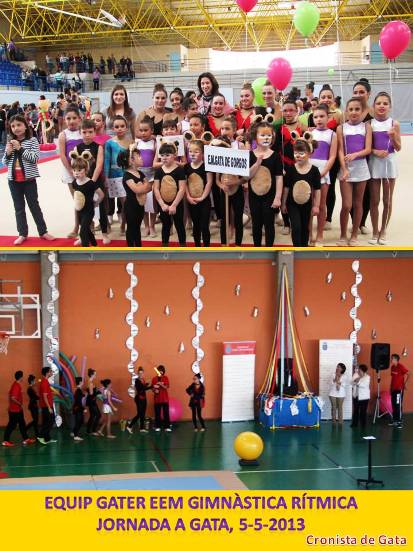 NOMBROSA PARTICIPACIÓ A GIMNÀSTICA RÍTMICA EN LA JORNADA DE GATA