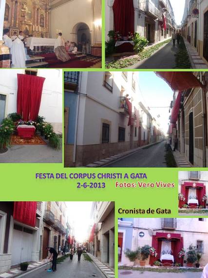 AHIR, FESTIVITAT DEL CORPUS: Solemne missa i processó, amb els infants de Primera Comunió ( I )