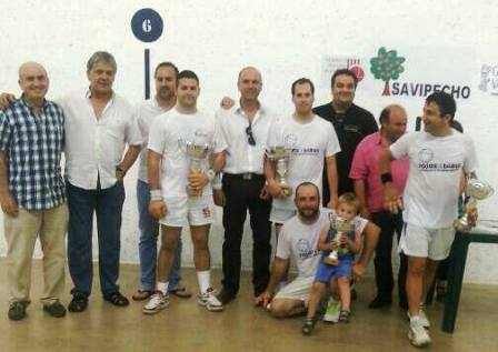 JOSÉ S. SALVÁ ESPLUGUES (SARIERO) SUBCAMPIÓ DEL Vé CAMPIONAT ROJOS I BLAUS DE PILOTA