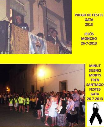 PRIMER DIA DE FESTES ( i IV ): Minut de silenci i pregó fester per Jesús Moncho