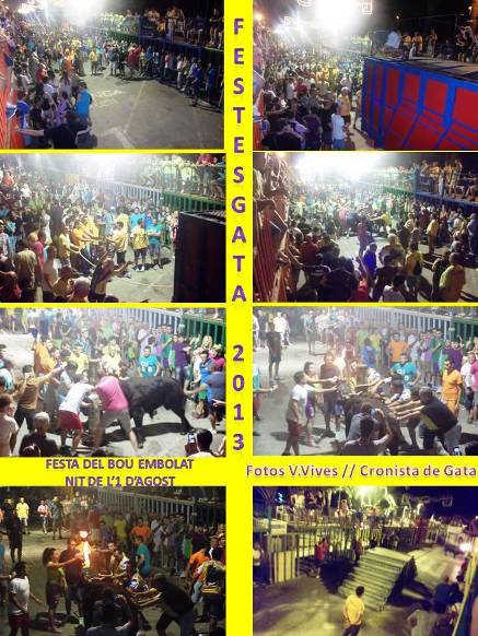 FESTES: EL BOU EMBOLAT, L'ATRACCIÓ NOCTURNA AL CORRO