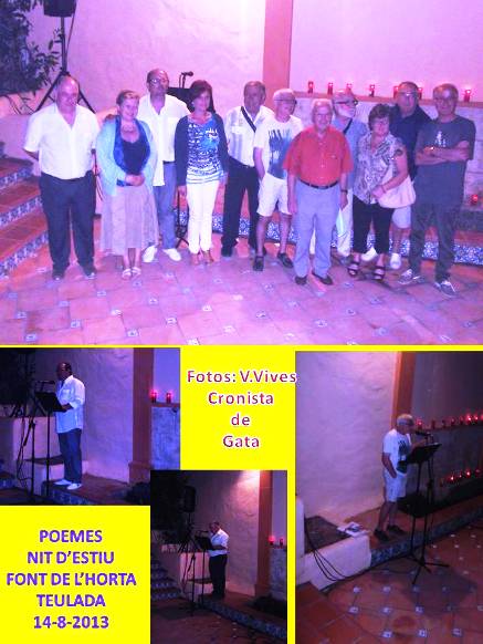 GATERS A POEMES EN UNA NIT D'ESTIU (FONT DE L'HORTA - TEULADA)