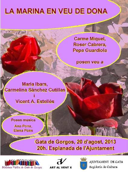 DIMARTS 20, POTS ESCOLTAR A LA MARINA EN VEU DE DONA