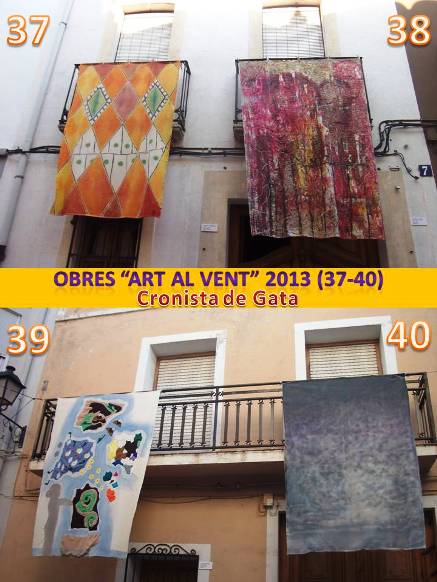 MIRADES URBANES: Cada dia quatre obres més, ART AL VENT-X- (37-40)