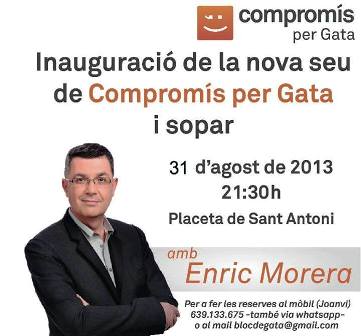 HUI S'INAUGURA UNA NOVA SEU DEL BLOC COMPROMÍS A GATA