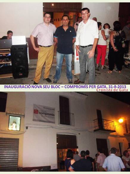 ANIT VA QUEDAR INAUGURADA LA NOVA SEU DEL BLOC O COMPROMÍS PER GATA