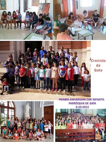 EL COR INFANTIL PARROQUIAL COMPLIX EL SEU PRIMER ANY