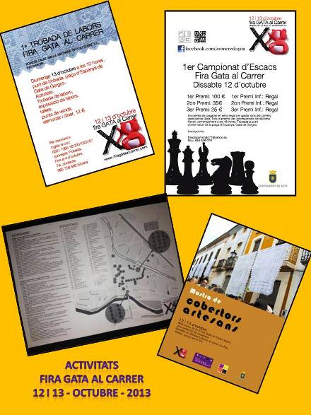 ¡¡ QUANTES COSES ENS ESPEREN A LA FIRA GATA AL CARRER 2013 !!