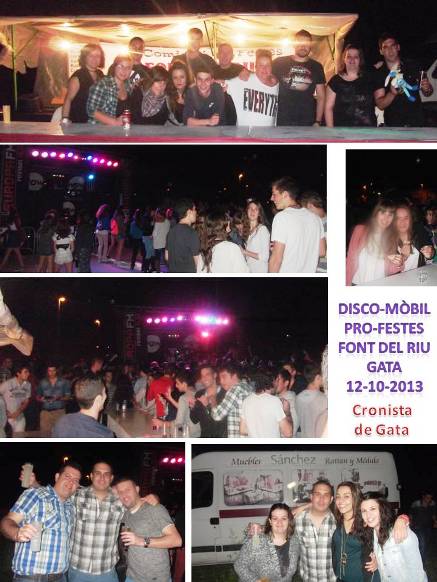 ANIT, ÈXIT A LA DISCOMÒBIL PRO-FESTES FONT DEL RIU (GATA)